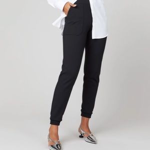 Spanx Luxe Satin The Perfect Pants Black  jogger XL